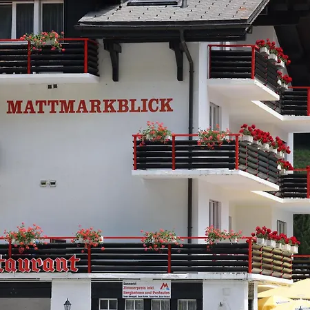 Restaurant Mattmarkblick Hotel Saas-Almagell