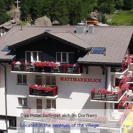 Restaurant Mattmarkblick ホテル サース・アルマゲル
